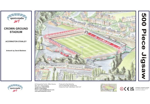 Crown Ground Stadium Fine Art Jigsaw Puzzle - Accrington Stanley FC Crown Ground Stadium Fine Art Jigsaw Puzzle - Accrington Stanley FC